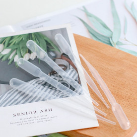 Пипетка одноразовая, для красок и материалов,  155 мм, 3 мл, 1 шт.