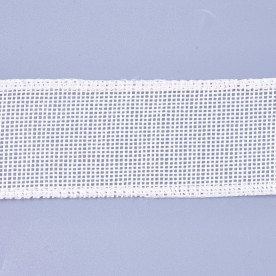 Стрічка-сітка, імітація льону, 38 мм, 1 м