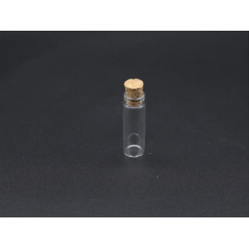 Стеклянная бутылочка для декора 11х32мм/2мл