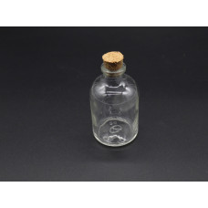 Скляна пляшка з кіркою, 42х73 мм, 60 мл