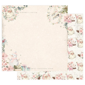 Скраппапiр Christmas Cheer - Sugar Cookie  з фольг. 30х30 Prima