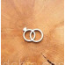 Чипборд Кольца с бриллиантом, 3х2 см, WOODChic