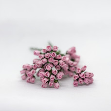 Набір бутонів троянд, 7 мм, яскраво рожевий, 10 шт