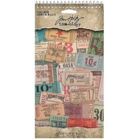 Набор высечек билетиков, Idea-Ology Ticket Book, 104 шт, Tim Holtz