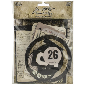 Набір вирубування для скрапбукінгу, Idea-Ology Layers Urban 65 од., Tim Holtz