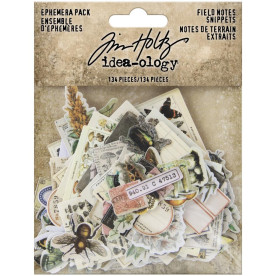 Набор высечек Idea-Ology Ephemera Pack, Field Notes, Tim Holtz