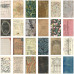 Набір паперу для скрапбукінгу, Idea-Ology Backdrops 1, 15х20 см, 24 шт, Tim Holtz