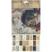 Набір паперу для скрапбукінгу, Idea-Ology Backdrops 2, 15х20 см, 24 шт, Tim Holtz