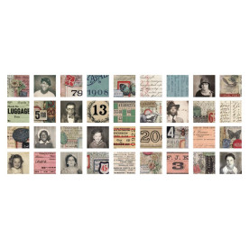 Набір вирубування, Idea-Ology Collage Tiles, 72 шт, Tim Holtz