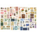 Набор высечек Idea-Ology Ephemera Pack, Palette, 136шт, Tim Holtz
