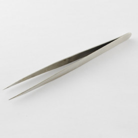Пінцет для роботи з дрібним декором, 135х9 мм, прямий кінчик