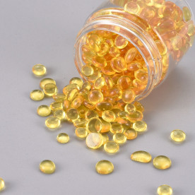 Воск в баночке, медово-золотой, 6х3 мм, 40 г