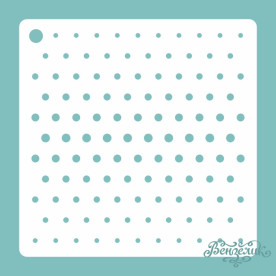 Трафарет 04, розмір 155*155 мм, Вензелик