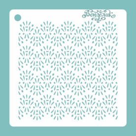 Трафарет 16, розмір 155*155 мм, Вензелик