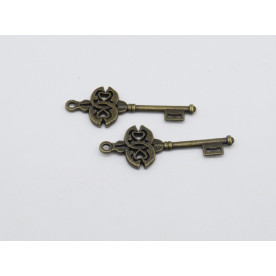 Металевий ключик, 45х17мм, 1шт