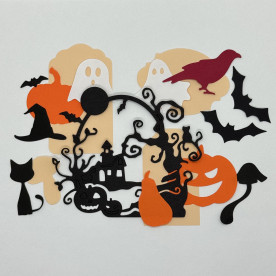 Набір вирубування Хелоуін 17 шт, 2 - 10 см