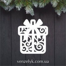 Деревянное елочное украшение для раскрашивания, Подарок, 9,5 см, Venzelyk