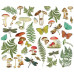 Набор высечек Vintage Great Escape Foliage, 39 шт, Simple Stories