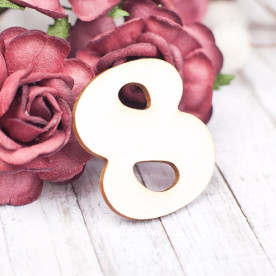 Чіпборд, Цифра 8, 33 * 30 мм, Valeo