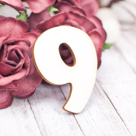 Чіпборд, Цифра 9, 36 * 30 мм, Valeo