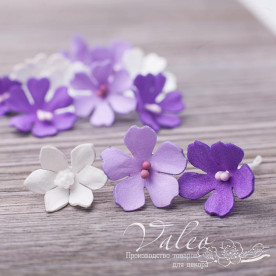 Декоративні Польові квіти з фоамірана 20 * 20 мм, 12 шт, мікс кольорів, Valeo