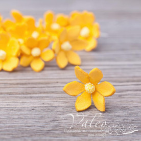 Декоративные Полевые цветы из фоамирана 20*20 мм, 12 шт, синий, Valeo