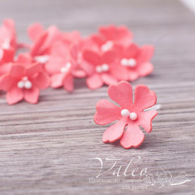 Декоративні Польові квіти з фоамірана 20 * 20 мм, 12 шт, рожевий, Valeo