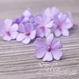 Декоративні Польові квіти з фоамірана 20 * 20 мм, 12 шт, бузок, Valeo