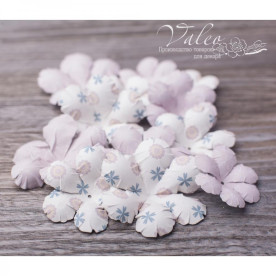 Декоративні паперові Польові квіти, 45 * 45 мм, 40 * 40 мм, 35 * 35 мм, 12 шт, Valeo