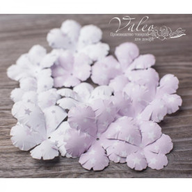 Декоративні паперові Польові квіти, 45 * 45 мм, 40 * 40 мм, 35 * 35 мм, 12 шт, Valeo