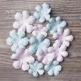 Декоративные бумажные Полевые цветы, 45*45 мм, 40*40 мм, 35*35 мм, 12 шт, Valeo