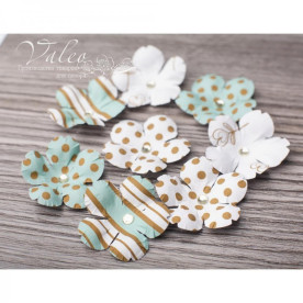 Декоративні паперові Польові квіти, 35 * 35 мм, 8 шт, Valeo