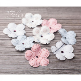 Декоративні паперові Польові квіти, 35 * 35 мм, 8 шт, Valeo