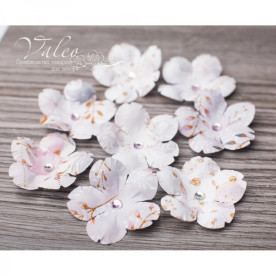 Декоративные бумажные Полевые цветы, 35*35 мм, 8 шт, Valeo