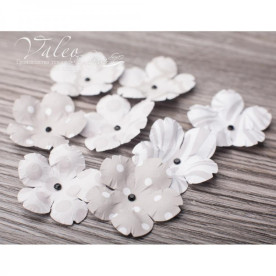 Декоративные бумажные Полевые цветы, 35*35 мм, 8 шт, Valeo