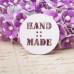 Чипборд, Hand made, 33*33 мм, Valeo