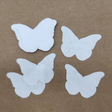 Набір вирубування Метелики, 4х5.5 см, 20 шт. білий