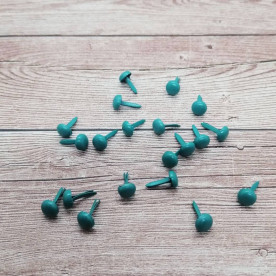 Набор брадсов, изумрудный, 20 шт, 5мм