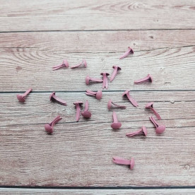 Набор брадсов, нежно-розовый, 20 шт, 5мм