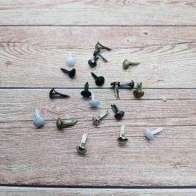 Набор брадсов, винтажный микс, 20 шт, 5мм