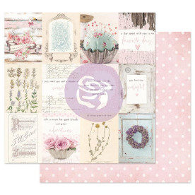 Лист двосторонньго скраппаперу, True Friend, With Love, 30х30 см, Prima