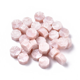 Набір віску для створення відбитків, рожево-лавандовий перламутр, 9 мм, 100 шт