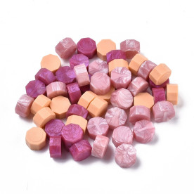 Набір віску для створення відбитків, у рожевих тонах, 9 мм, 100 шт