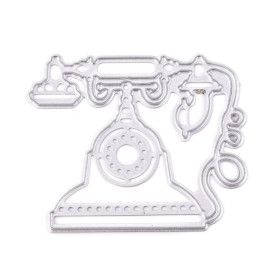 Ніж для вирізання, Вінтажний телефон, 45x54,4x0,7 см