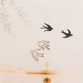 Набір ножів для вирізання, Ластівки, 3.7х2.4 мм