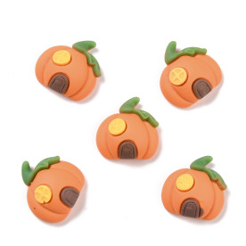 Прикраса кабошон Будиночок-гарбуз, 20 мм, 1 шт.