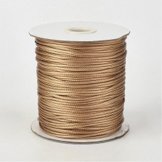 Вощеный шнур, золотисто-коричневый, 90 см, 0,5 мм