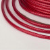 Вощеный шнур, бордовый, 90 см, 0,5 мм