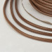 Вощеный шнур, коричневый, 90 см, 0,5 мм