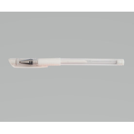 Ручка гелева BLACK PAPER, біла, ART Line, Zibi, 1 шт